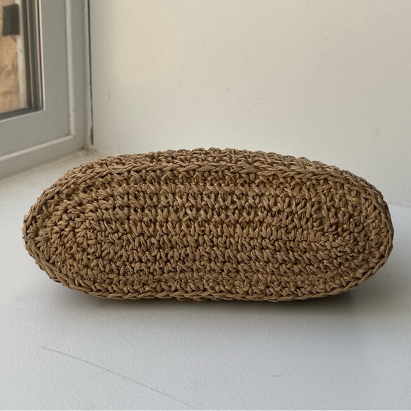 Brighton Wicker Wristlet Mini Bag Crossbody / Like- New - Picture 7 of 9